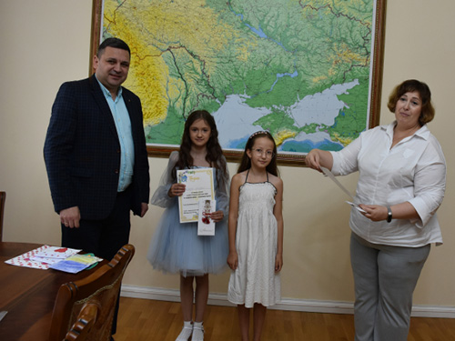 Діти працівників Держводагентства підтримали захисників України